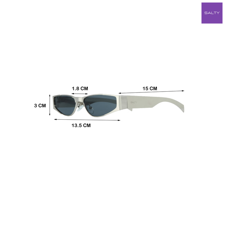 Aespa Metallic Oval Shades