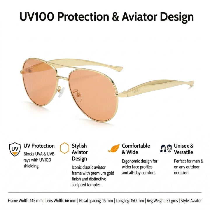 Sunset Aviator Shades