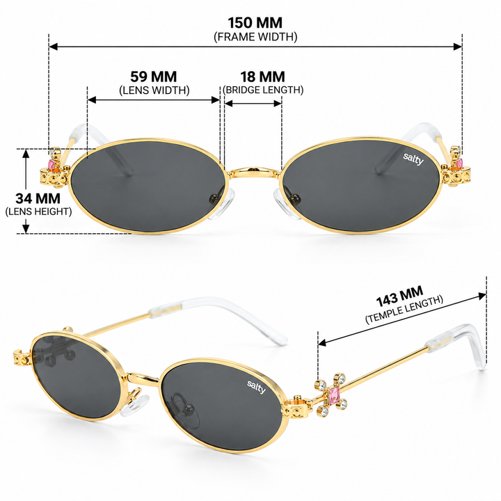 Blushstone Gold Sunglasses