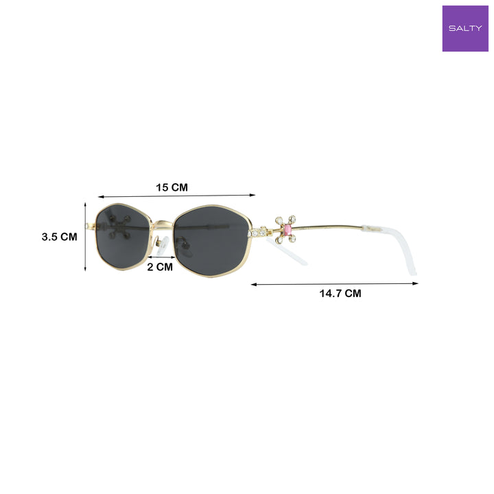 Blushstone Gold Sunglasses