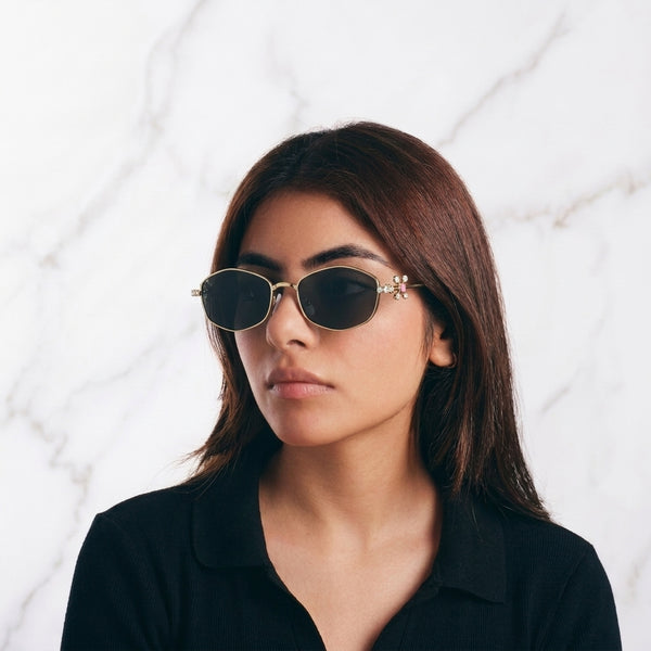 Blushstone Gold Sunglasses