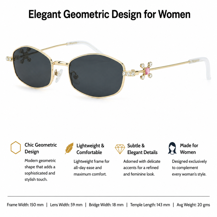 Blushstone Gold Sunglasses