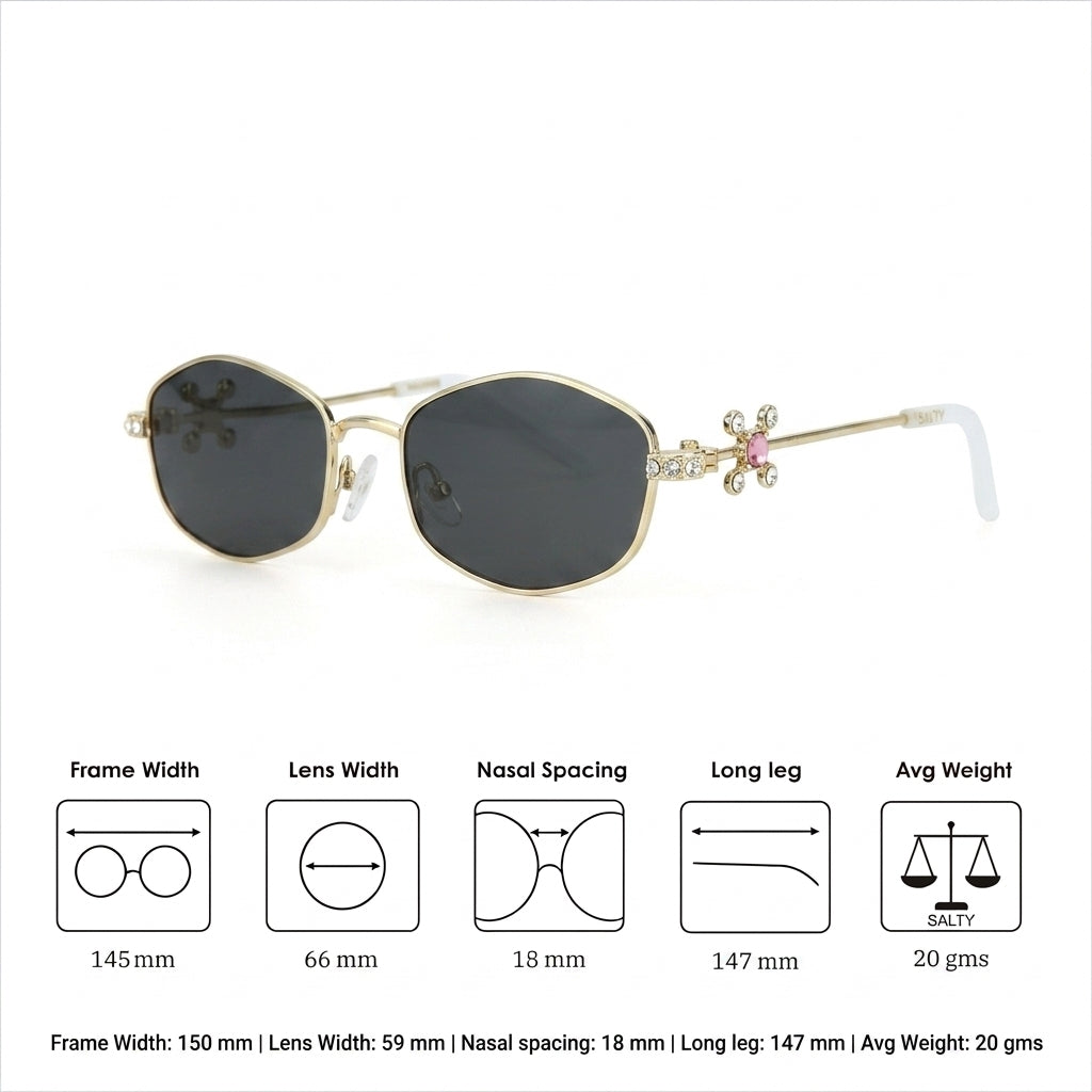 Blushstone Gold Sunglasses
