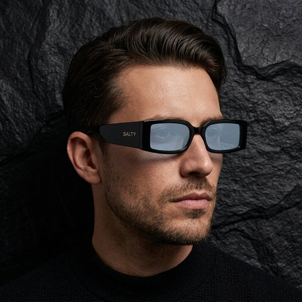 Edge Luxe Slim Sunglasses - Black