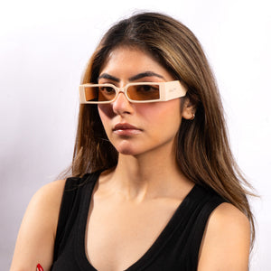Edge Luxe Slim Sunglasses - Light Pink