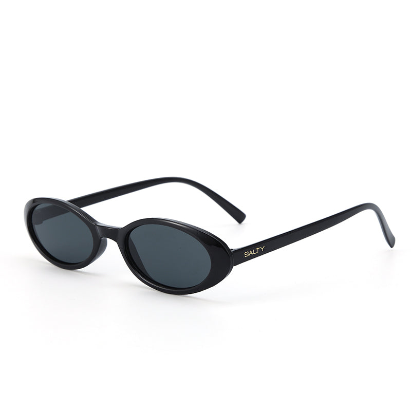 Obscura Oval Classic Shades - Black | Salty