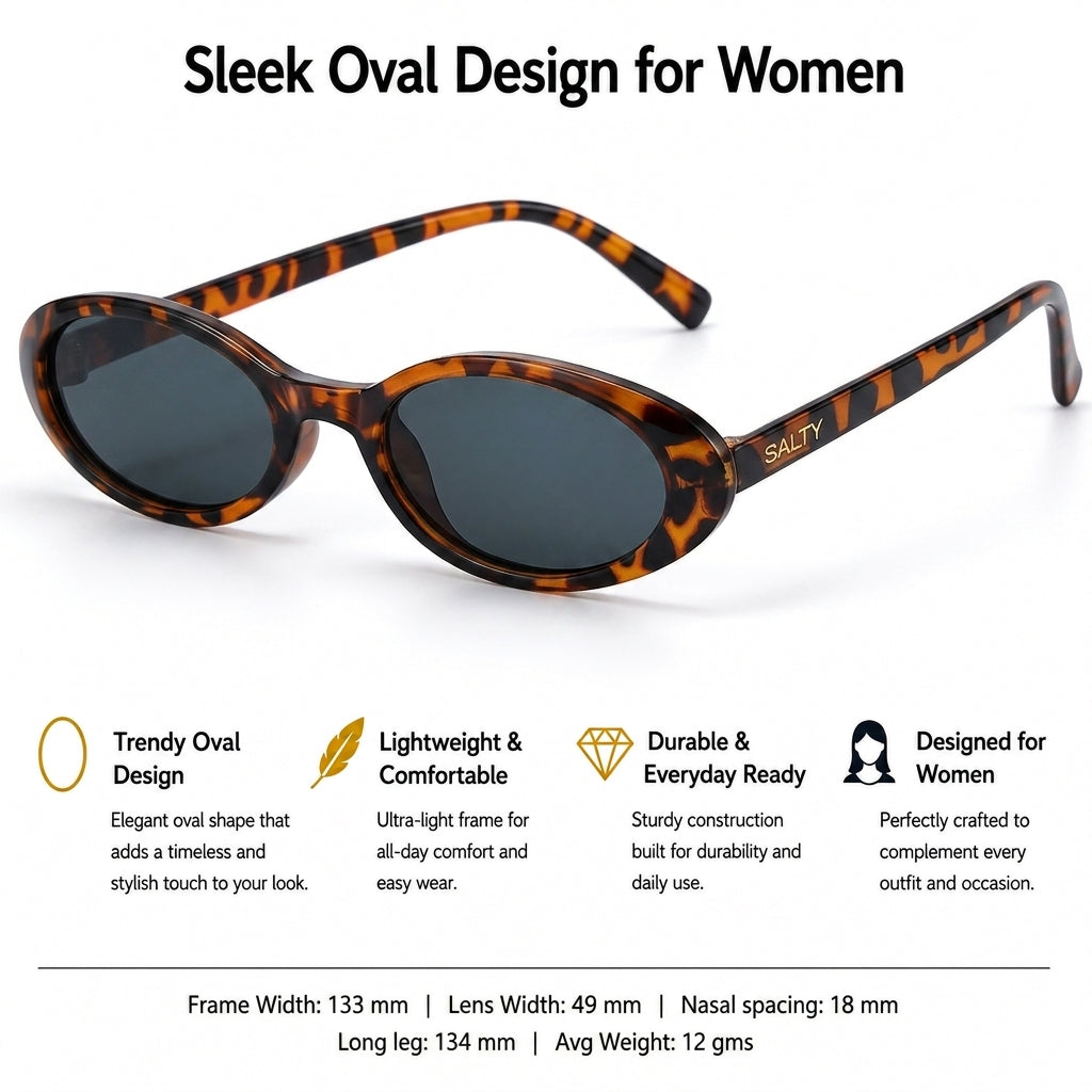 Obscura Oval Classic Shades - Demi