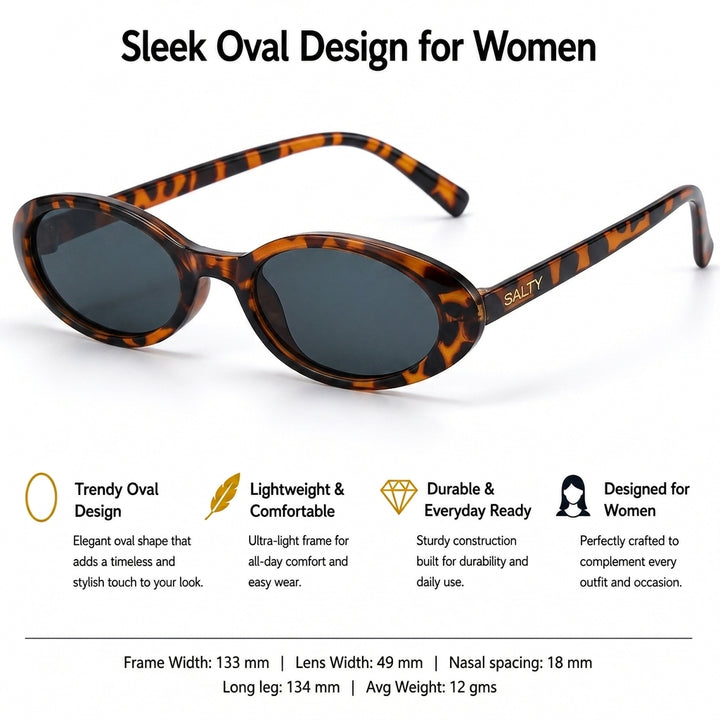 Obscura Oval Classic Shades - Demi