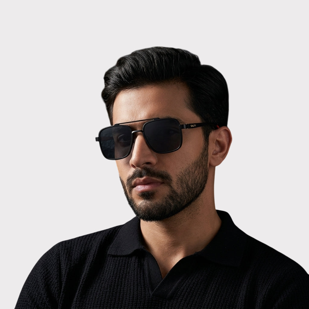 Aero Edge Navigator Shades - Black
