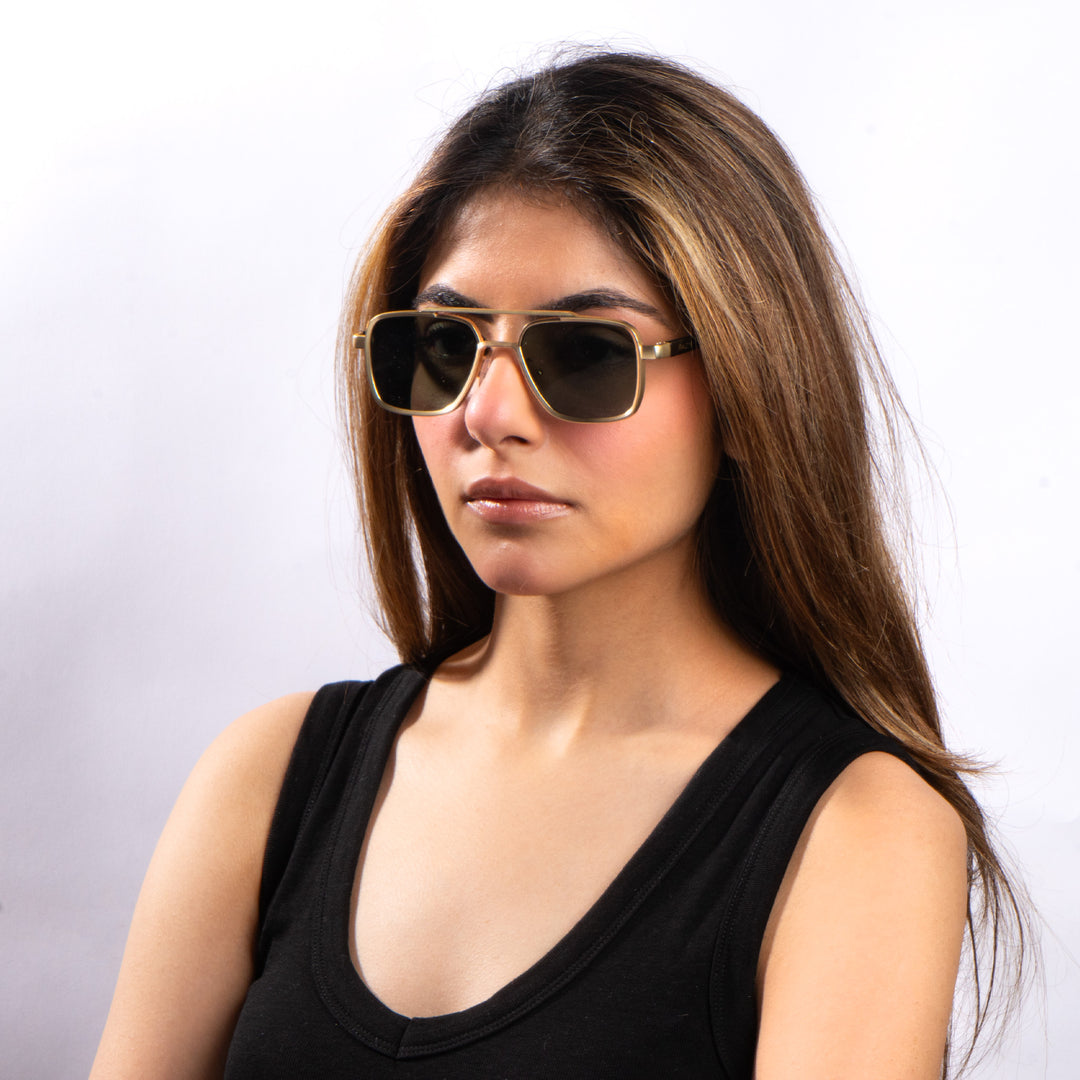 Aero Edge Navigator Shades - Gold