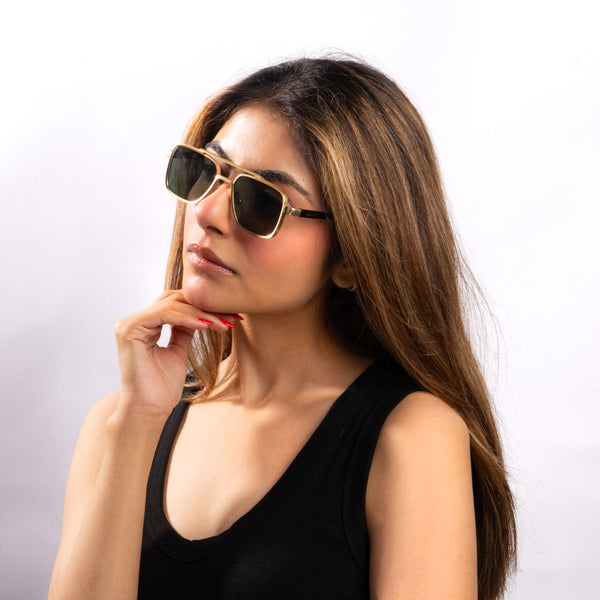 Aero Edge Navigator Shades - Gold