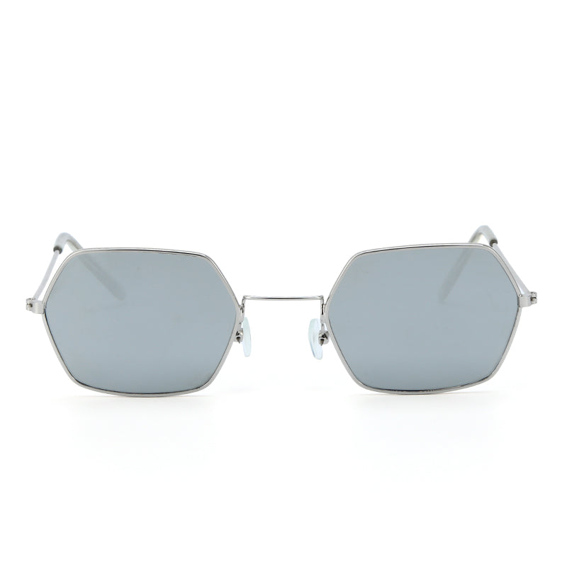 Hexara Edge Luxe Sunglasses - Silver | Salty