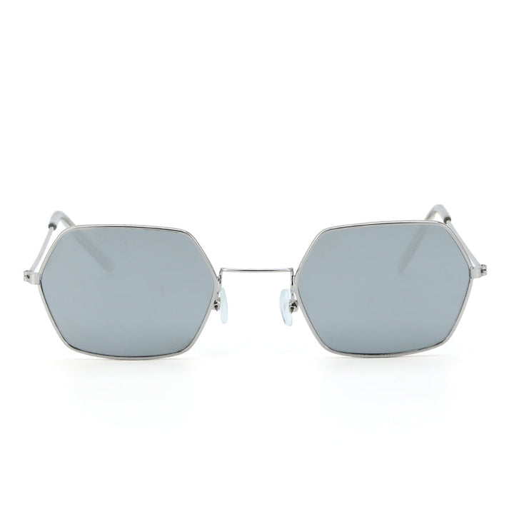 Hexara Edge Luxe Sunglasses - Silver | Salty