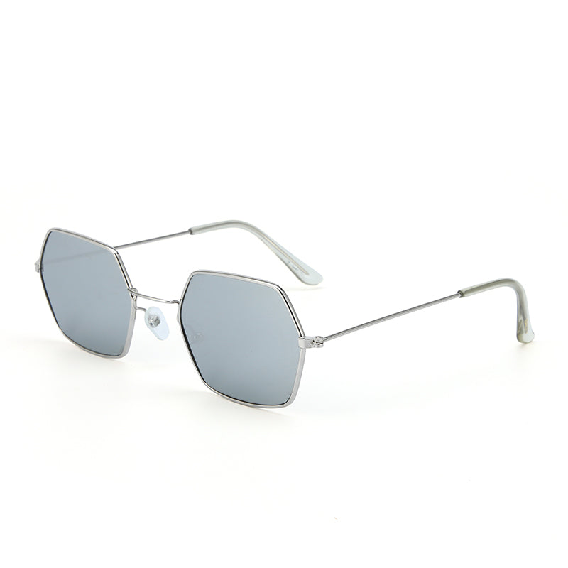 Hexara Edge Luxe Sunglasses - Silver | Salty