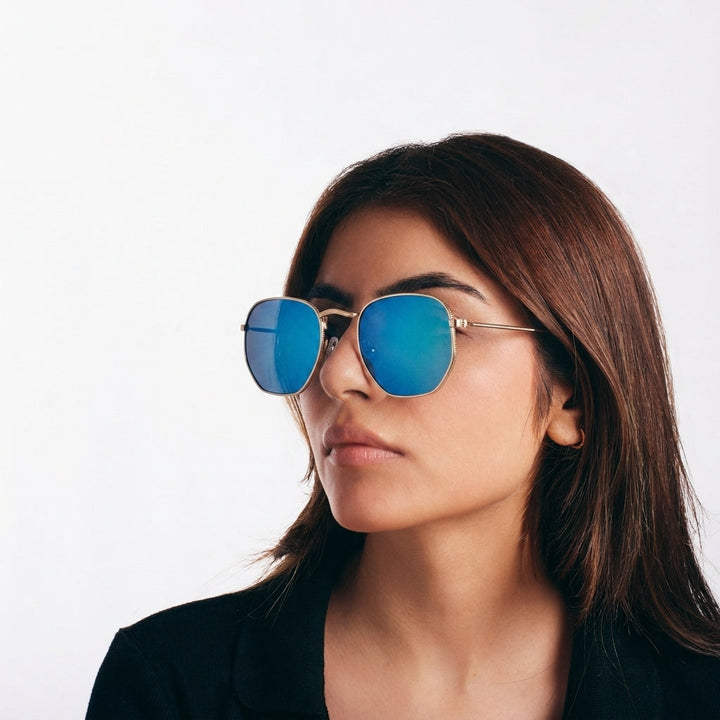 HexaGlint Sunglasses - Mercury Green | Salty