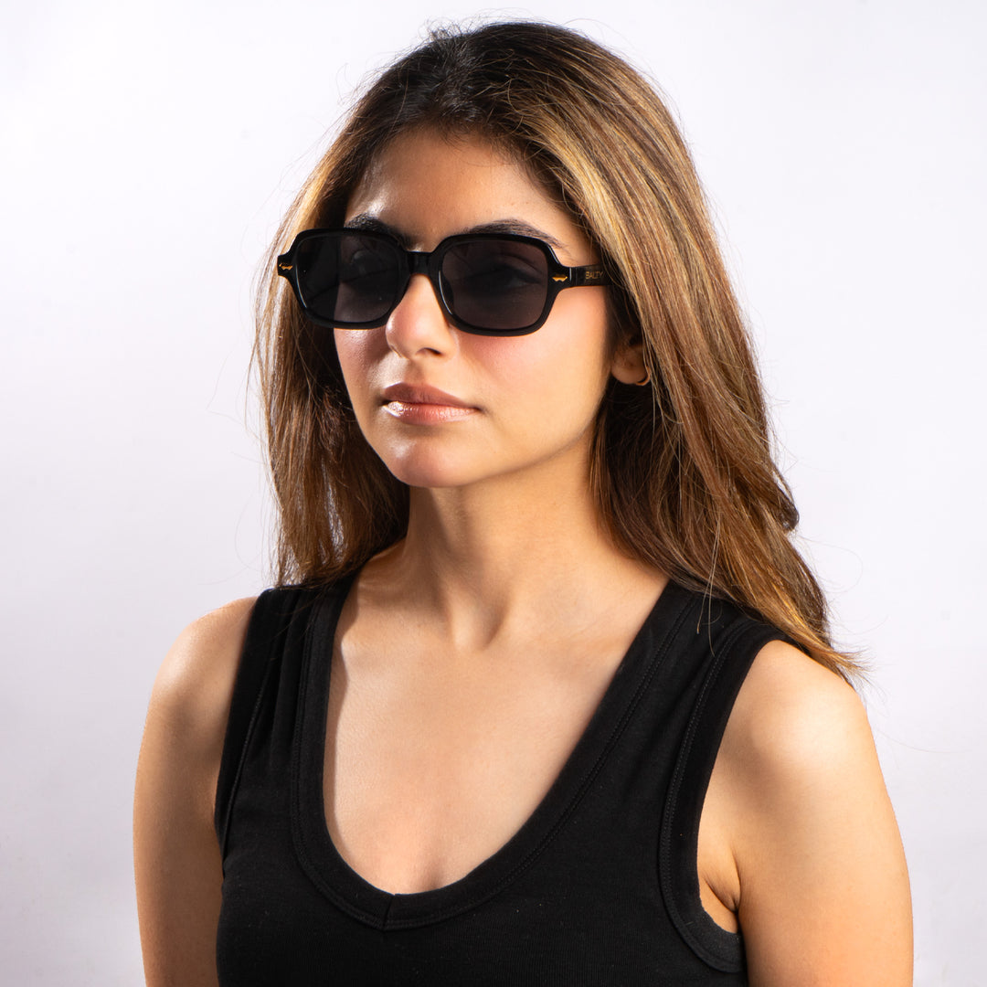 Signature Block Shades – Black | Salty