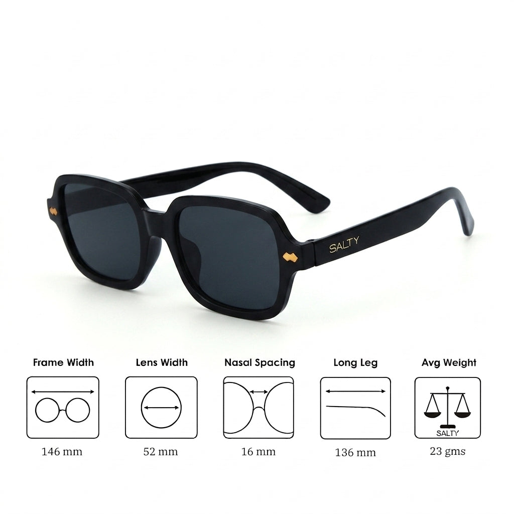 Signature Block Shades – Black