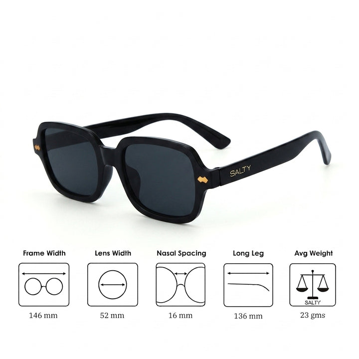 Signature Block Shades – Black