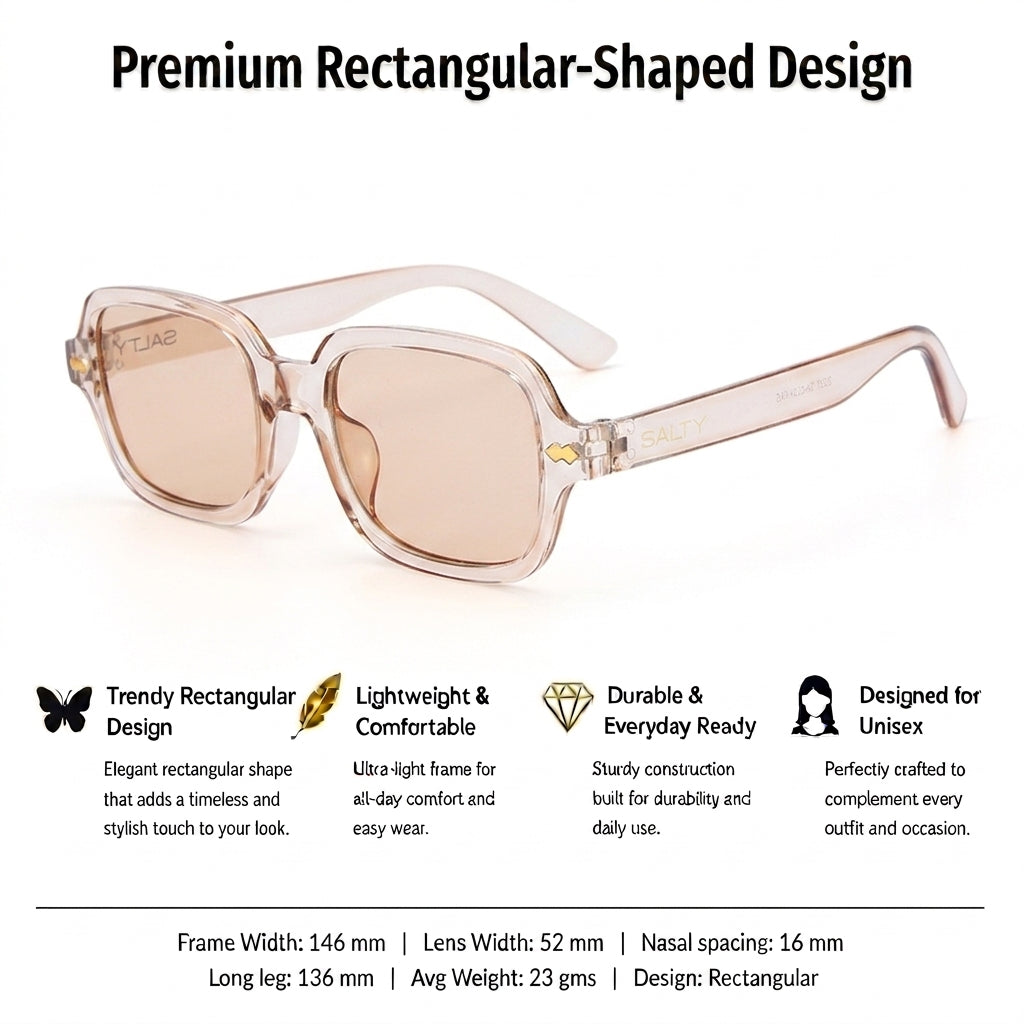 Champagne Block Shades – Nude