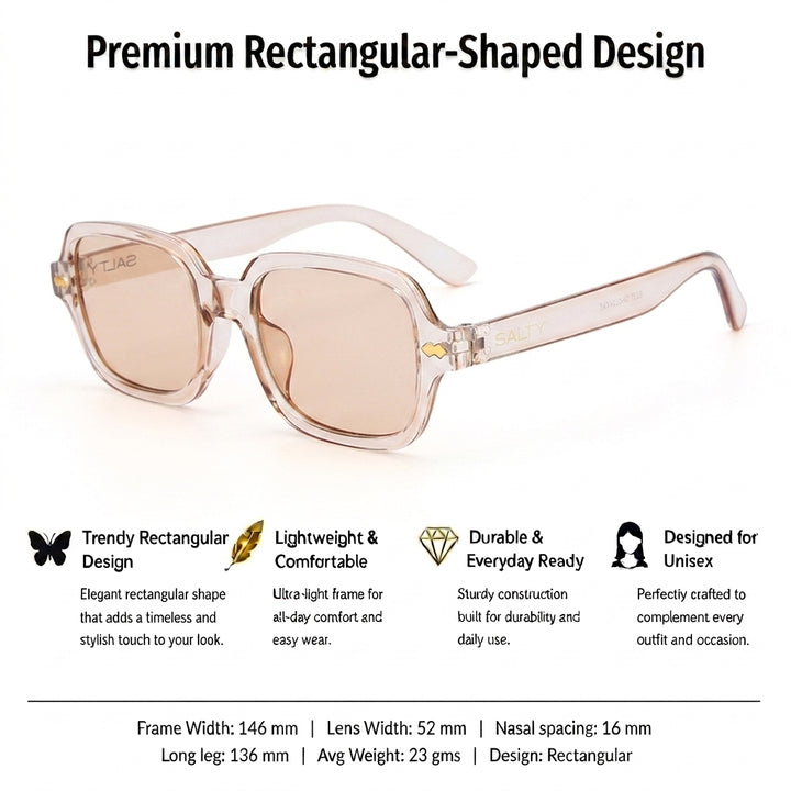 Champagne Block Shades – Nude