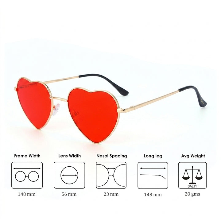 Scarlet Heart Sunglasses