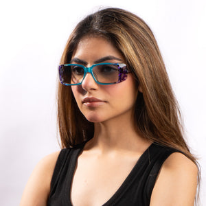 Solstice Mosaic Sunglasses - Blue