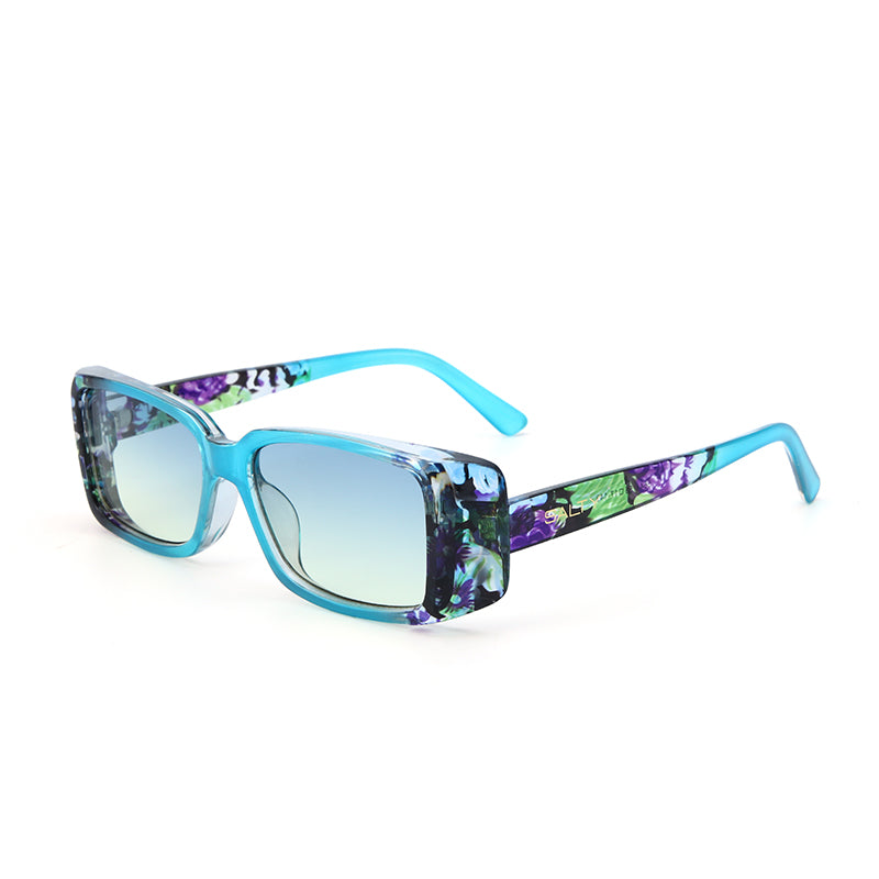 Solstice Mosaic Sunglasses - Blue | Salty