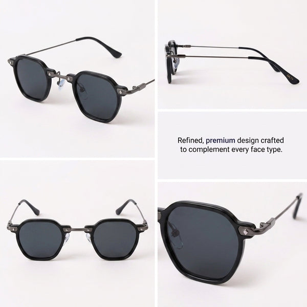 Classic Slim Edge Shades - Black