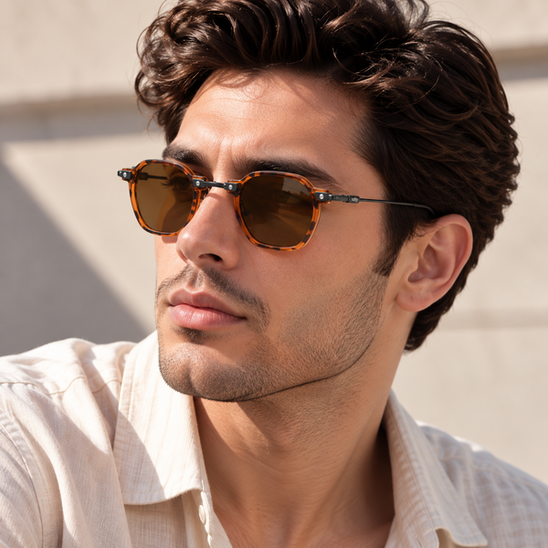Classic Slim Edge Shades - Brown