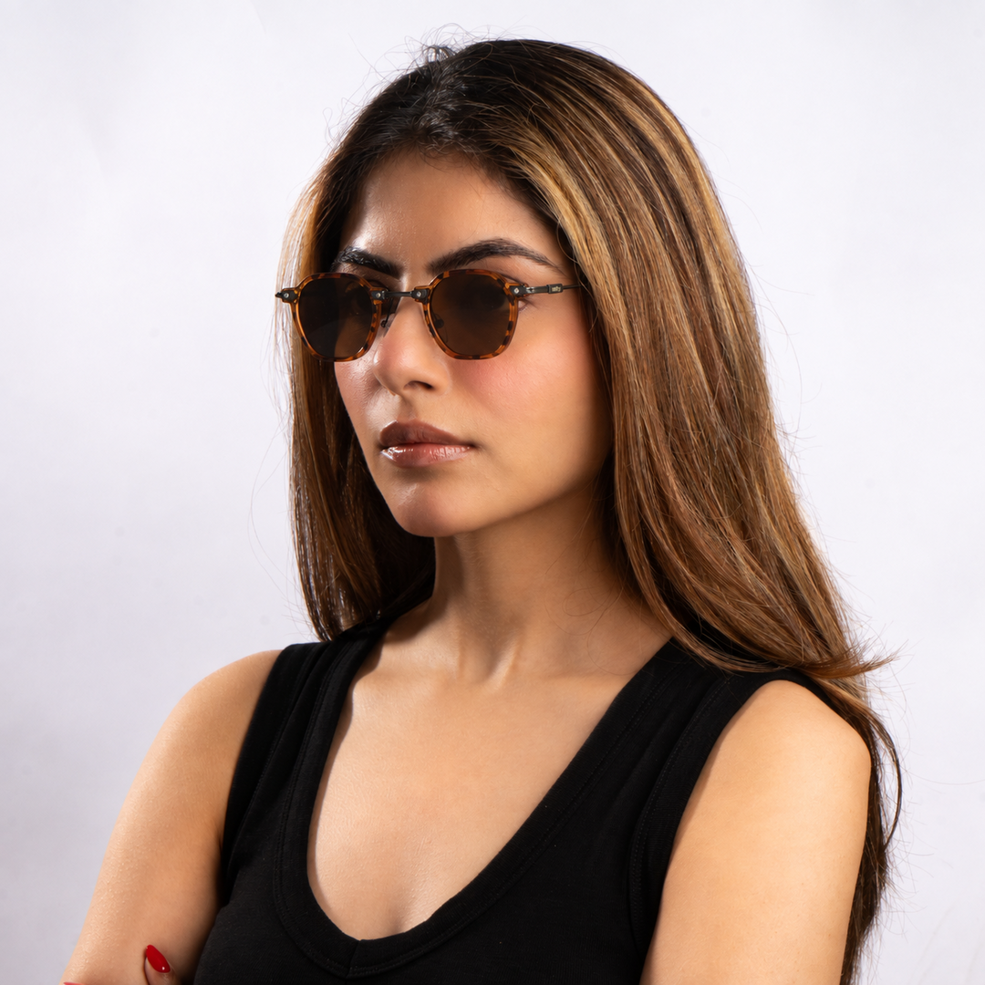 Classic Slim Edge Shades - Brown