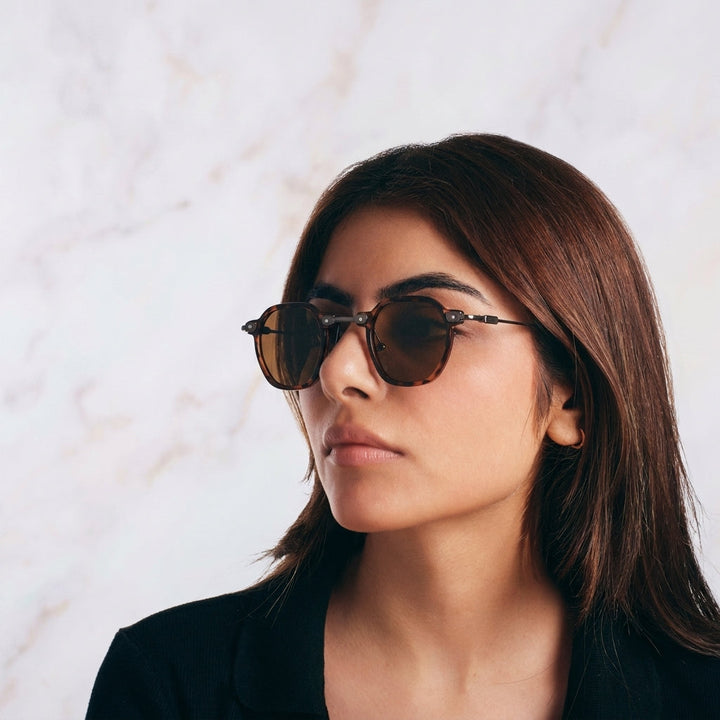 Classic Slim Edge Shades - Brown | Salty