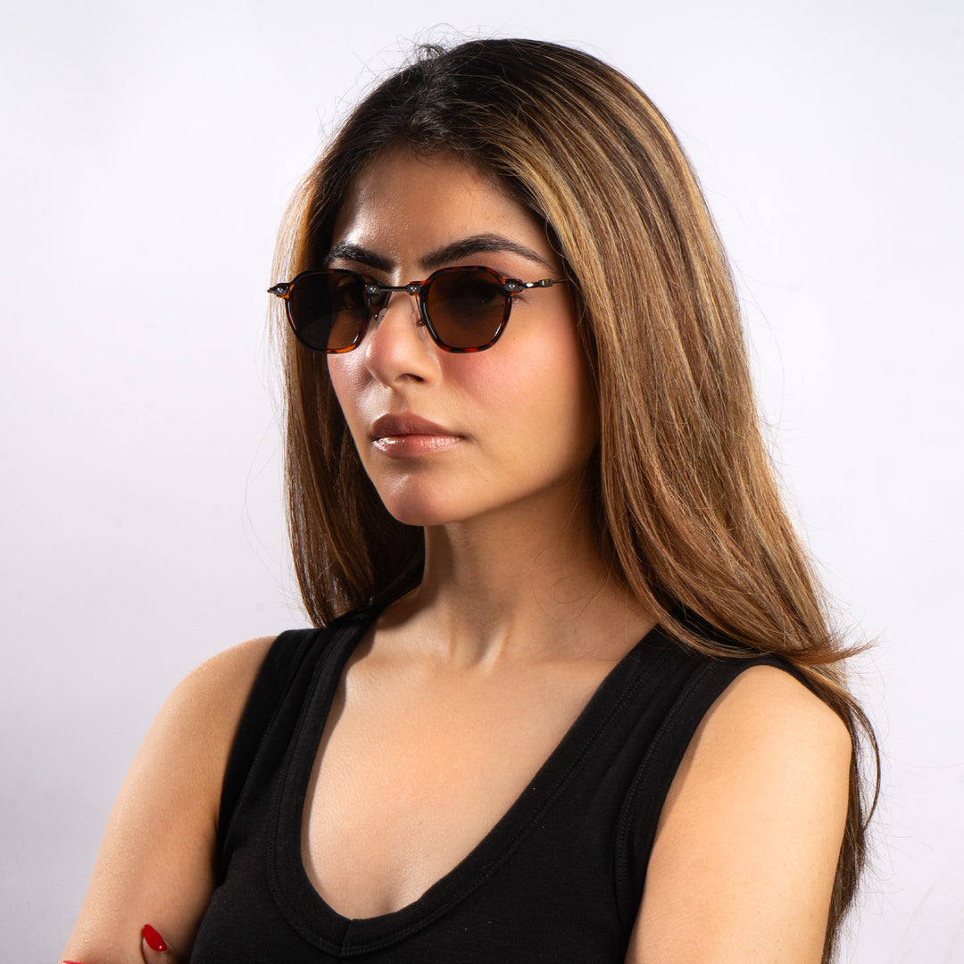 Classic Slim Edge Shades - Brown