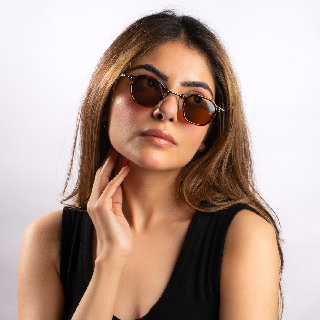 Classic Slim Edge Shades - Brown