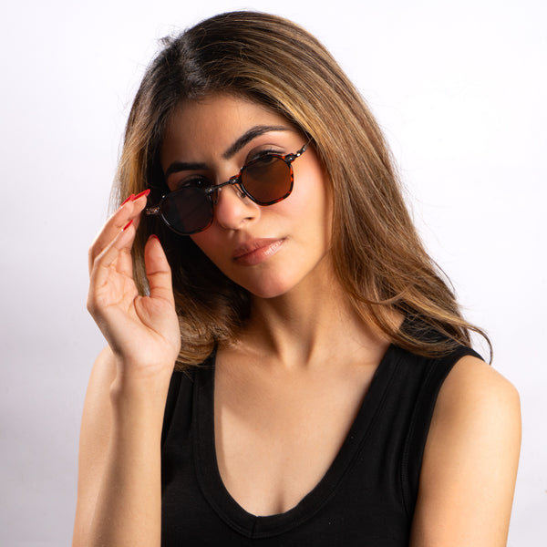 Classic Slim Edge Shades - Brown