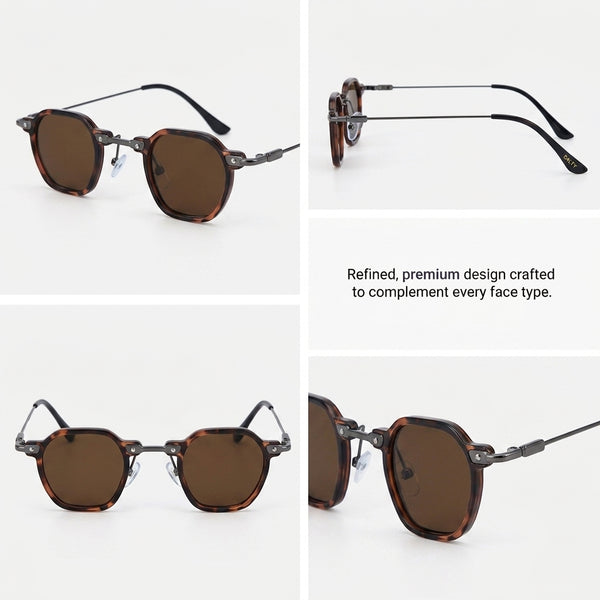 Classic Slim Edge Shades - Brown
