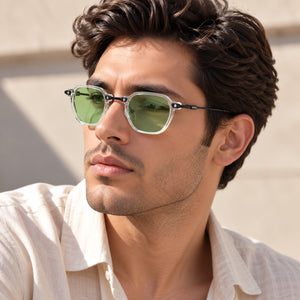 Classic Slim Edge Shades - Green