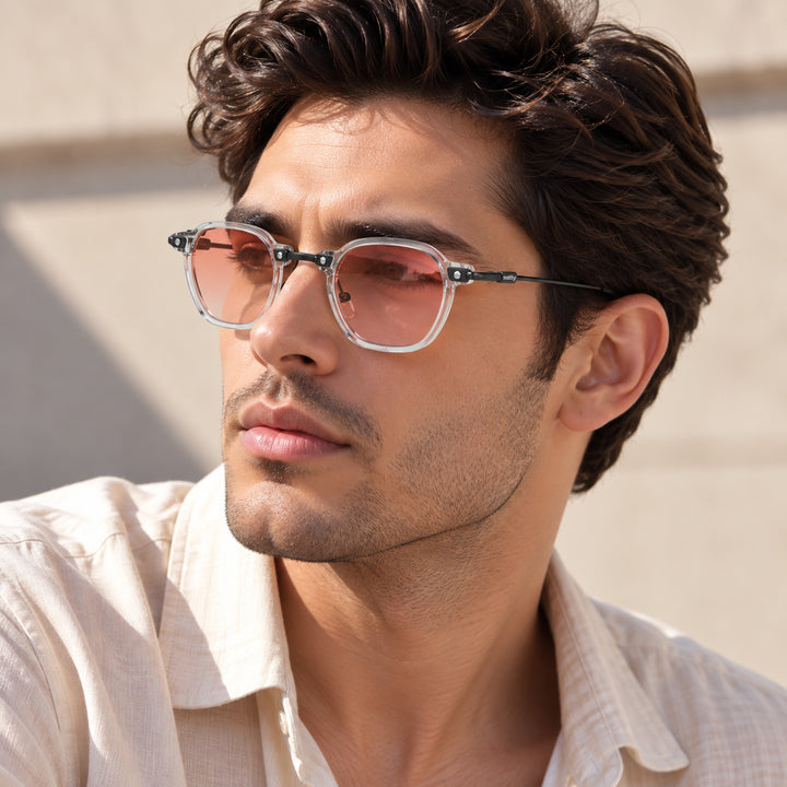 Classic Slim Edge Shades - Pink