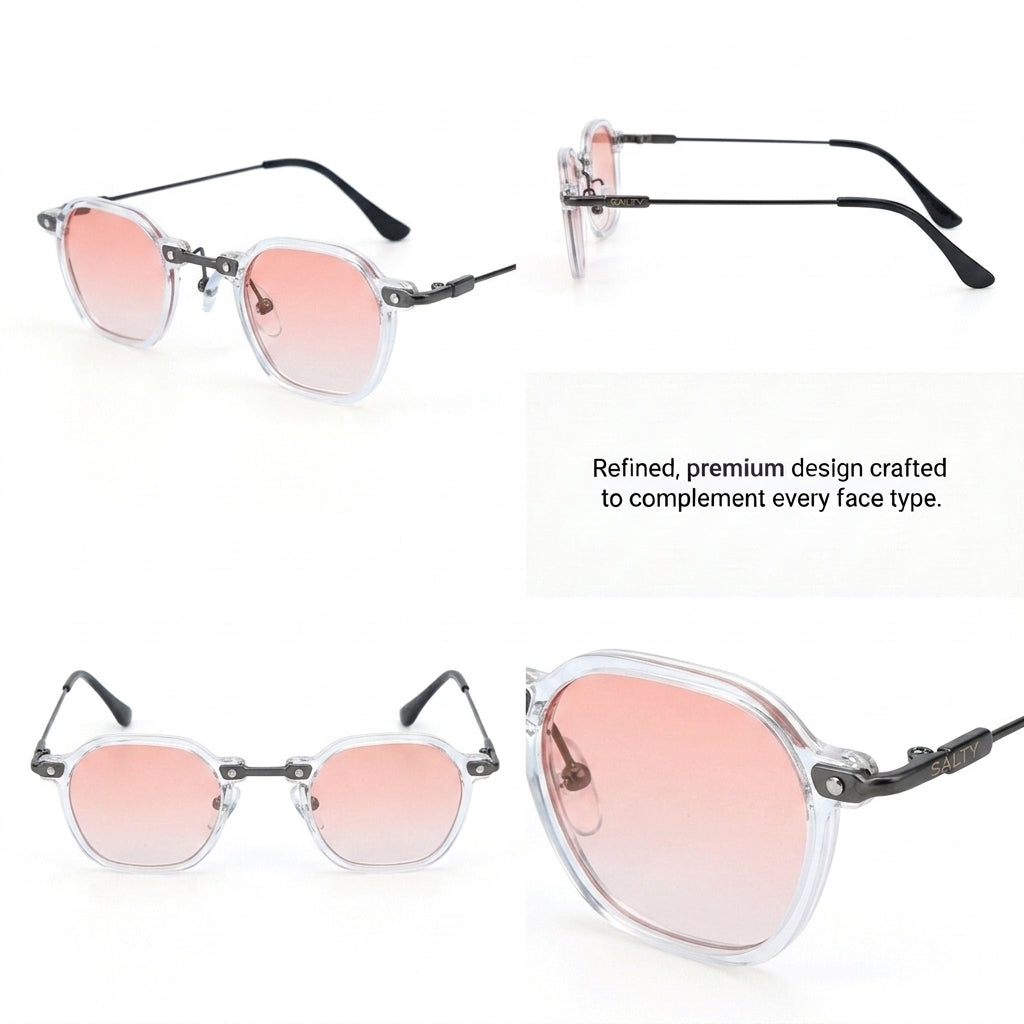 Classic Slim Edge Shades - Pink