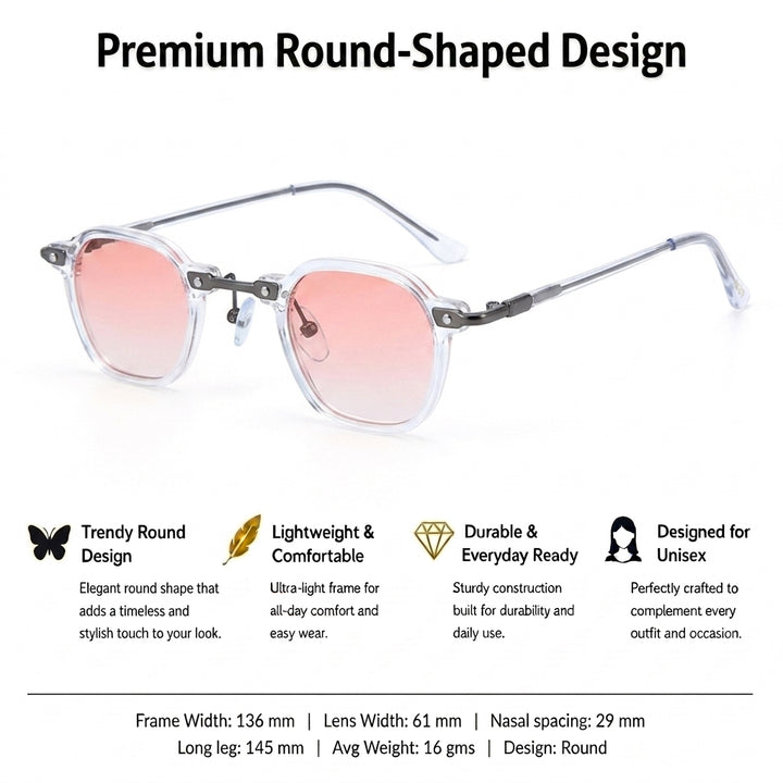 Classic Slim Edge Shades - Pink