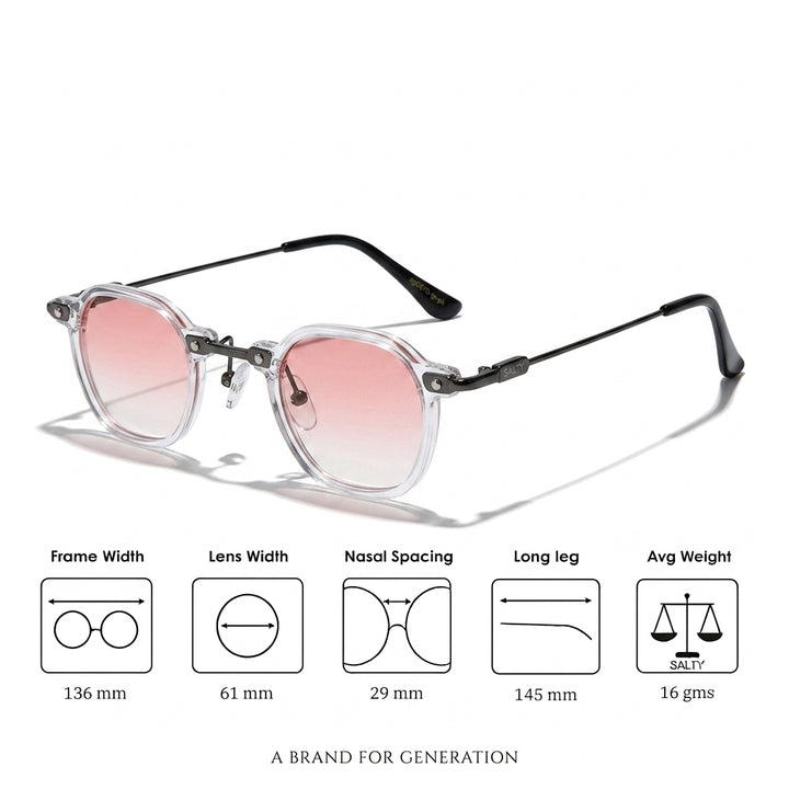 Classic Slim Edge Shades - Pink
