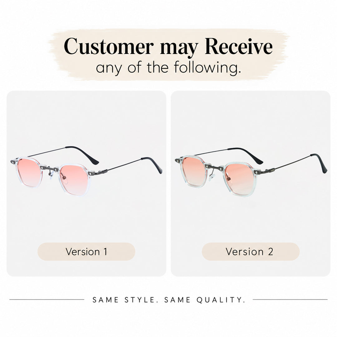 Classic Slim Edge Shades - Pink
