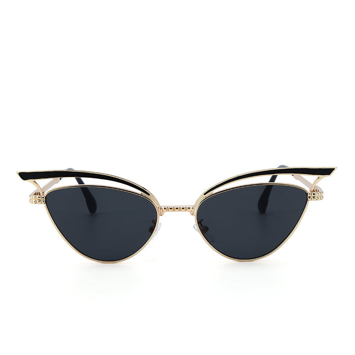 Luxe Arc Cat-Eye Shades – Black | Salty