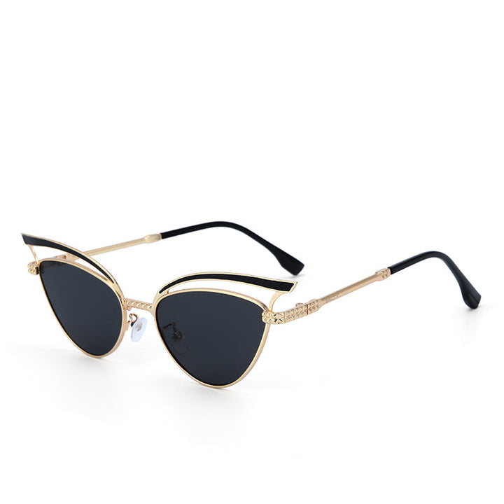 Luxe Arc Cat-Eye Shades – Black | Salty