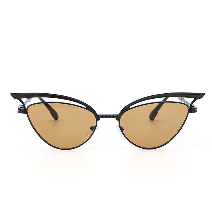 Luxe Arc Cat-Eye Shades – Brown | Salty
