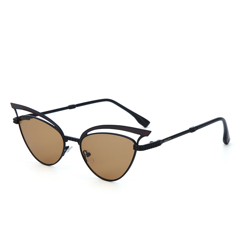 Luxe Arc Cat-Eye Shades – Brown | Salty