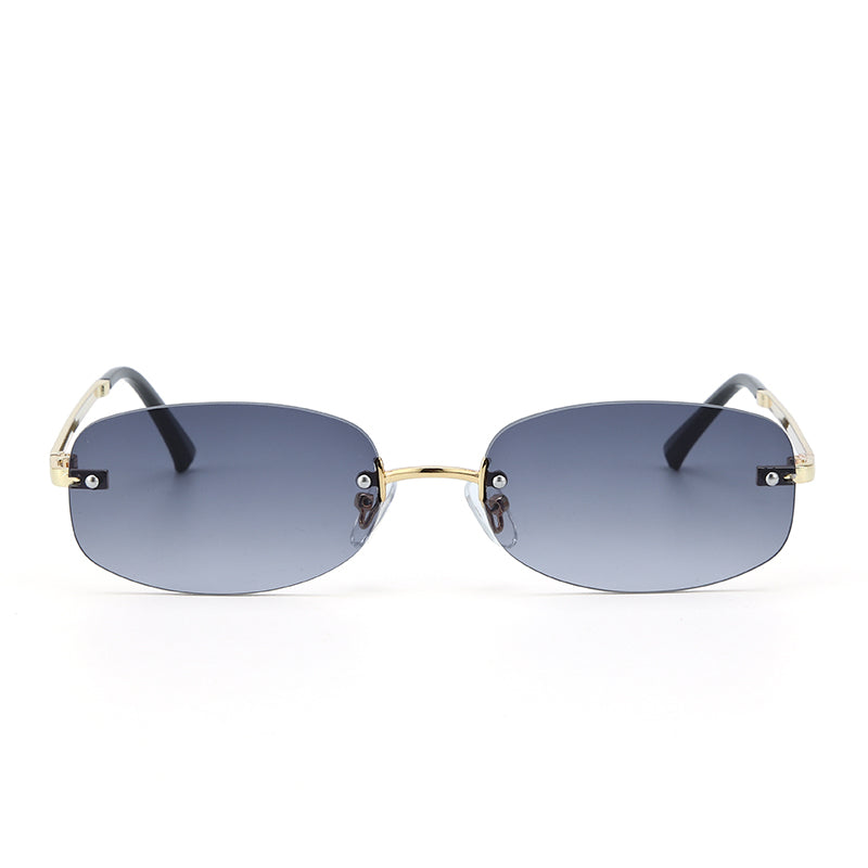 Aero Rimless Edge Shades - Smoke | Salty