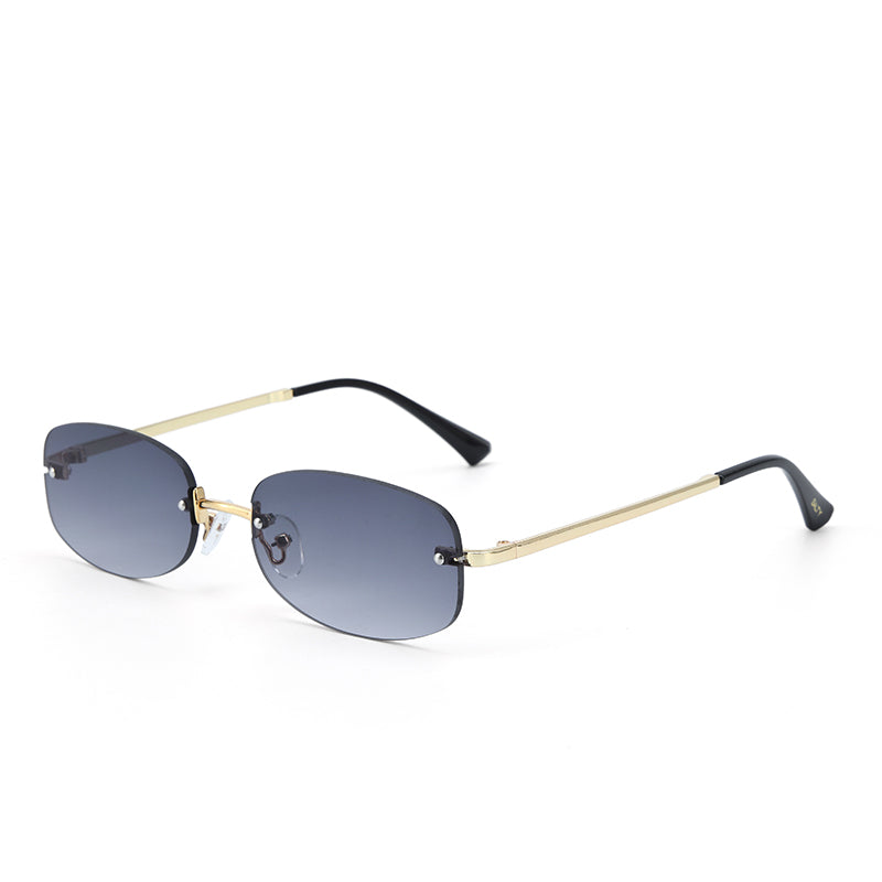 Aero Rimless Edge Shades - Smoke | Salty