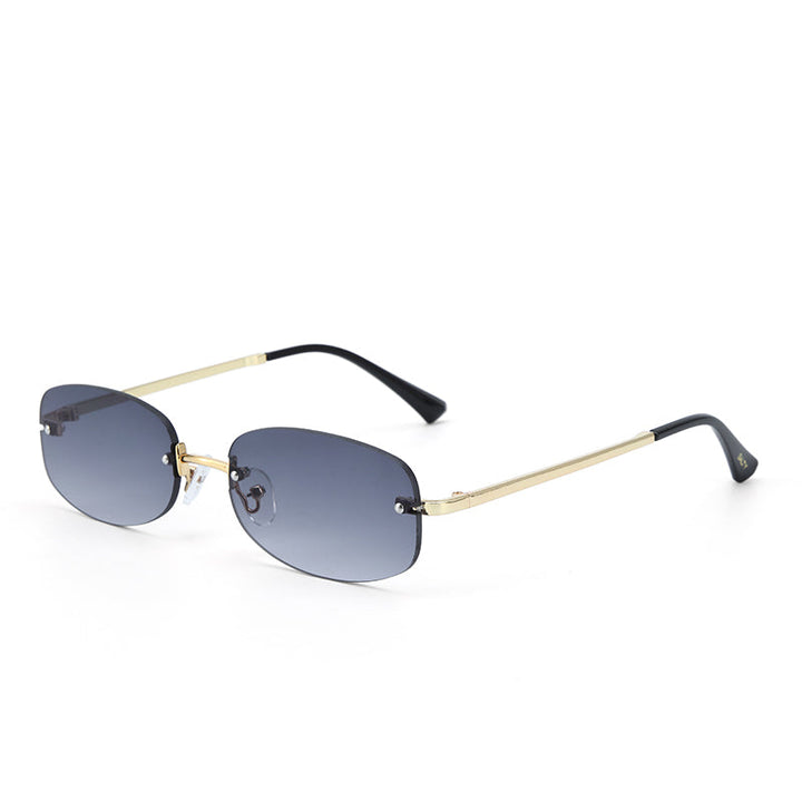 Aero Rimless Edge Shades - Smoke | Salty