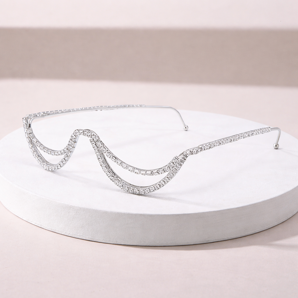 Silver Drape Chain Shades | Salty