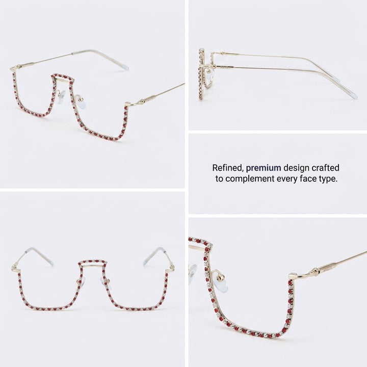 Ruby Drape Chain Shades